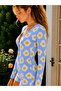 Egg Patterned Long Sleeve Pajama Jumpsuit - 2