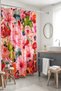 Flowers and Fruits Patterned Bathroom Curtain, Shower Curtain, Bathtub Curtain 175X200Cm - 5