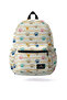 Colorful Paws Patterned School Bag