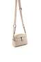 Beige - S.Bej Logo Women's Crossbody Bag Sp1144 - 2