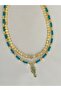 Double Necklace Set Summer Trend Necklace Set with Sea Horse Charm - 2