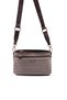 Coffee Yellow - Brown Plaid Line Square Women's Crossbody Bag Sp1184