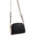 Black - Women's Crossbody Bag with S.Nut Logo Sp1144 - 3