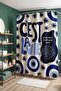 Nazar Ve Cest Lavie Patterned Bathroom Curtain, Shower Curtain, Bathtub Curtain 175X200Cm - 4