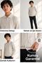 Boy's Zippered Polo Collar Ribbed Knit Sweater Trk11011 - 6