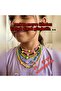 A Quality Handmade 5-Piece Advantageous Package Special Design Mixed Fruit Glittered Sand Beads Girls' Necklace Set - 2