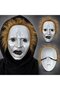 Delux Series Party Supplies Item Michael Myers Plastic Character Mask with Brown Hair - 2