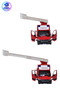 Die Cast Mercedes-Benz Sprinter Emergency Service Vehicles Set of 4 12cm – Fire Police Ambulance Metal Pull-Back Openable Door Model Car - 4