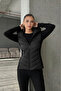 Hooded Lined Puffed Coat - 3