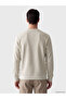 Özmarka New Season Beige Crew Neck Men's Sweatshirt - 3