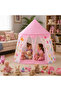 Kids Play Tent for Indoor and Outdoor Play, Spacious Foldable Playhouse with Breathable Mesh Windows, Lightweight Portable Princess Tent, 125 × 125 × 90 cm - 5