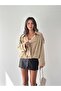 Short Pleated Detailed Epaulet Trench Jacket - 2