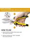 Scissors Heavy Duty, Professional Metal Cutting Shears with Ergonomic Handle, Durable Sheet M - 5