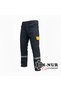 Winter Gabardine Colored Work Trousers with Cap Detail - 3