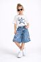 Girl's Denim Shorts Capri 0309-1
