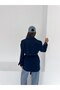 Eyelet Buttoned Belted Trench Jacket - 7