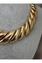 Burgu Chain Necklace – Stylish and Glamorous Women's Necklace with Thick Weave Design, Statement Jewelry - 2