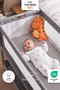 |   100% Cotton |   Mother's Side Elastic Combed Cotton Baby Sheet |   Mother's Side Crib - Next2Me |   40 X 80 - 50 X 90 cm |
