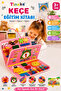 3+ Years Old Felt Training Book Montessori Educational Activity Toy Skill and Intelligence Development Children's Book 4 Pages Pink-Eng