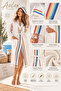 Rainbow Unisex Peshtemal Bathrobe with Hood 100% Cotton Lightweight Summer Beach Pool Spa Bathrobe - 5