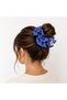 Blue Striped Scrunchies Rubber Buckle - 2