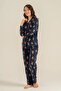 Mother & Daughter Pajama Set, (Sold Separately), 100% Cotton, with Pockets, Shirt Collar, Winter Bear Print - 8