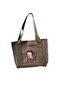 Hande Dizayn Valentine's Mother's Day Khaki Color Betty Boo Patterned Mini Tote Bag Model Shoulder Bag - 3