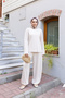 Zümra Premium Elastic Pocketed Modal Single Jersey Double Hijab Tracksuit Set