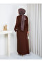 New Season Women's Buttoned Basic Knitwear Skirt Set - 7