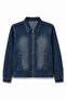 Hardy - Blue - Luxury Street Crop - 100% Cotton Denim - Men's Denim Jacket