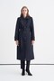 Lace-Up Belted Diamond Patterned Navy Blue Giy Çık 13994 - 4