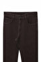 Brick - Dark Brown - Tapered Deluxe Street - 100% Cotton Denim - Men's Jeans - 7