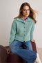 Melange Metal Buttoned Polo Collar Knitwear Cardigan Aw26Hi0031
