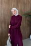 Skirt Cape Set Burgundy - 4