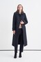 Lace-Up Belted Diamond Patterned Navy Blue Giy Çık 13994 - 5