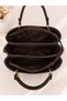Mother / Women's / Geometric Stitched / Shoulder Bag / 3 Compartments / Back Pocket / Long Strap / Handbag - 3