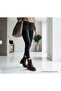 2351311K Genuine Nubuck Leather Thick High-Sole Women's Daily Boots - 5