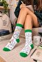 Mathematical Formulas Patterned Unisex Socks – Science and Student Themed 📐 🧪 💚 - 2