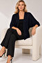 Women's Bat Sleeve Three Quarter Thin Summer Knitwear Cardigan Mas2028