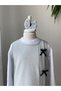 Girl's Glittery Gilet Dress with Ribbon and Collar Decoration, Soft Sweater with Gift - 3