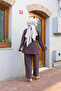 Neva Premium Silky Modal Woven Double Hijab Set with Tunneled Waist and Drawstring - 5