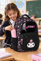 Kuromi Girl's Primary School Bag Purple Ergonomic 3 Compartments 2 Water Bottle Pockets Printed 42 X 28 X 13 cm - 3