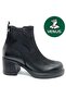 2553103K Genuine Nubuck Leather Women's Thick Heeled Daily Boots