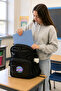 School Backpack Cool Black 3 Compartments Orthopedic A4 Water Bottle Pocket 42X30X18Cm - 4