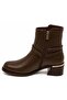 2352411K Genuine Leather Heeled Classic Women's Boots - 3