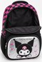 Girl's Primary School Bag Black Waterproof 3 Compartments 2 Water Bottle Pockets 41 X 28 X 15 cm - 5