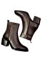 1853213K Genuine Leather Heeled Classic Women's Boots - 3