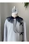 Girl's Glittery Gilet Dress with Ribbon and Collar Decoration, Soft Sweater with Gift - 2