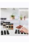 Spice Jars with Labels, 4 oz Glass Lids, Box set Stickers, Collapsible Funnel, Pens (24 PCS - 4