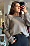 Mink Long Sleeve Standard Size Mercerized Blouse - 2